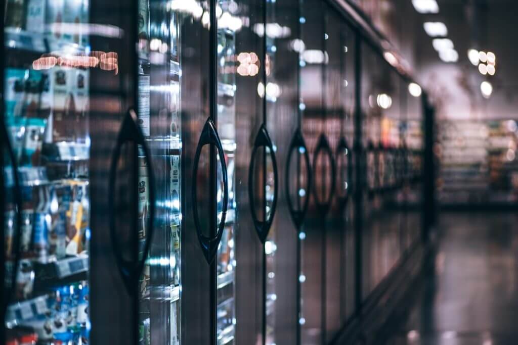 Fridges and Freezers in a Retail Supermarket