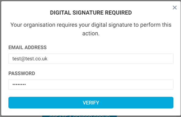 Digital Signature Sign In 