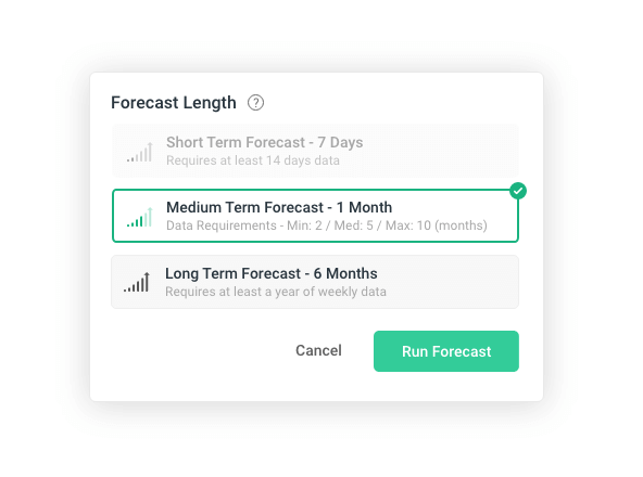 Create forecast with the Energy Module