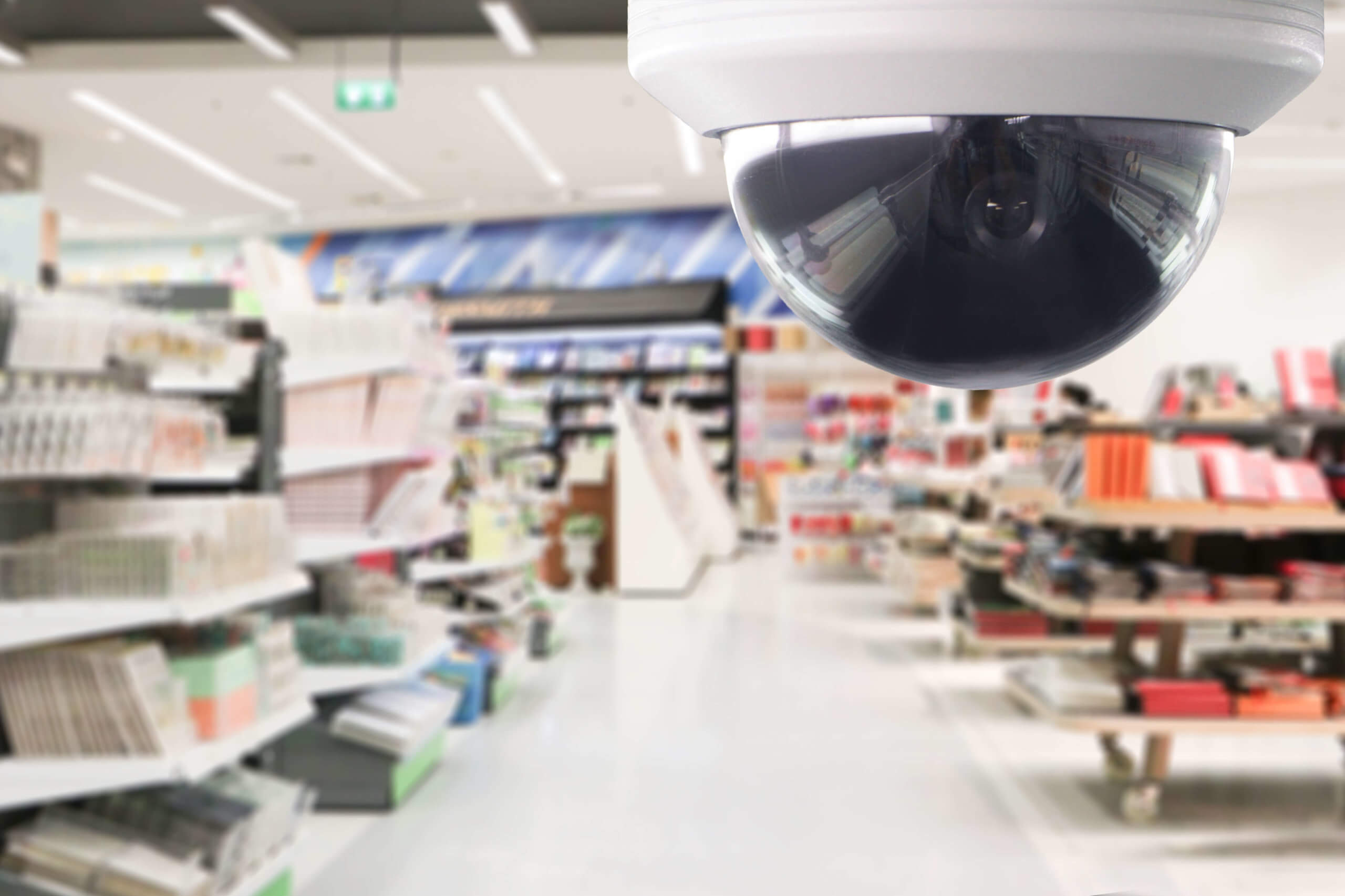 IoT camera technology in a book store