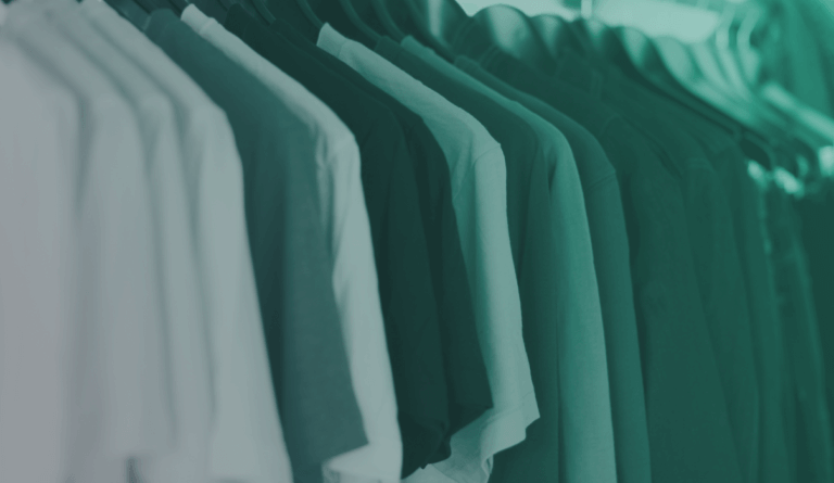 clothing rail in retail store
