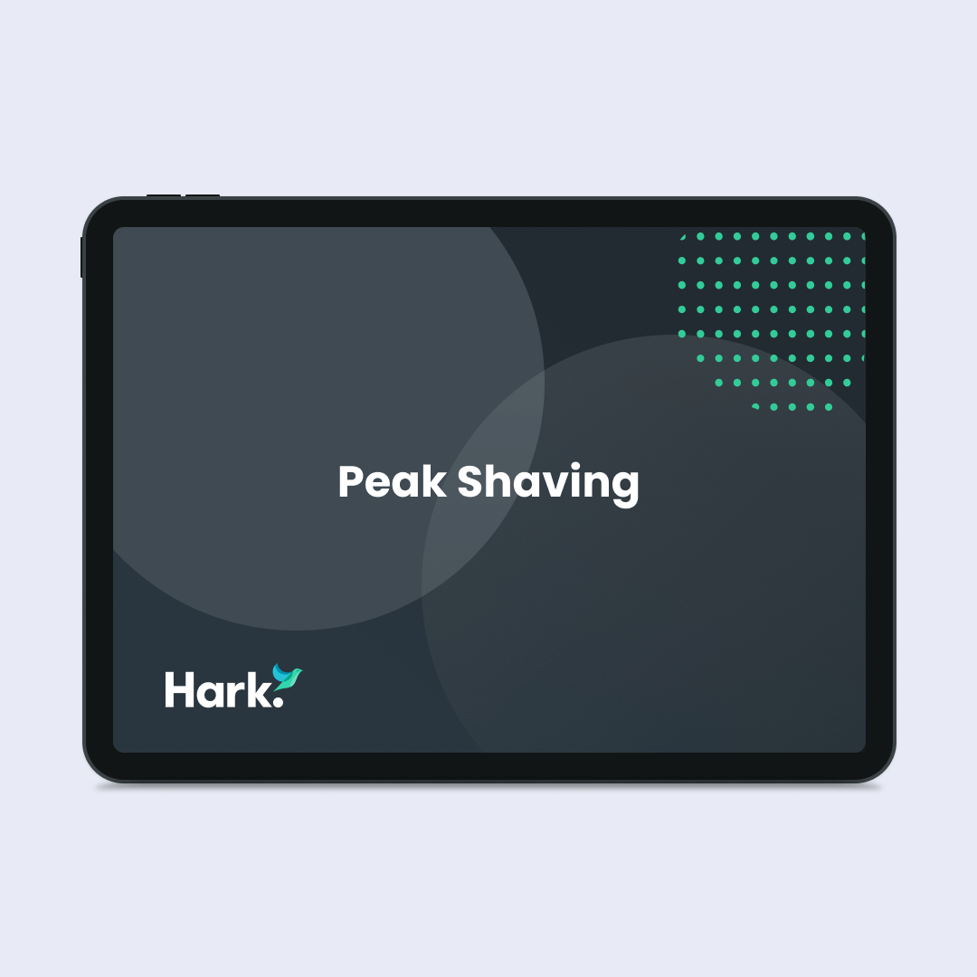 Peak Shaving with Energy Optimisation Software