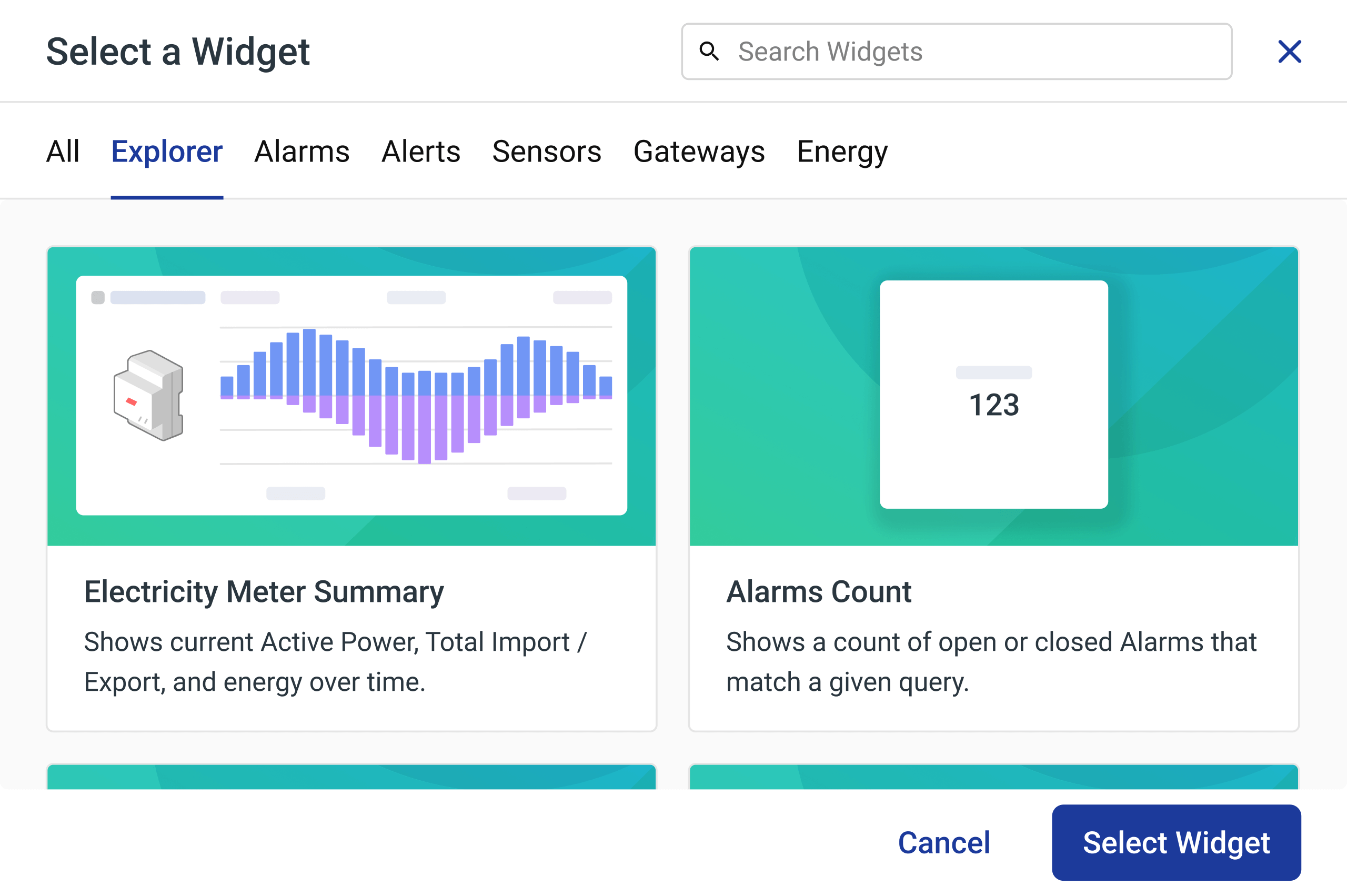Remote Monitoring Widget Templates