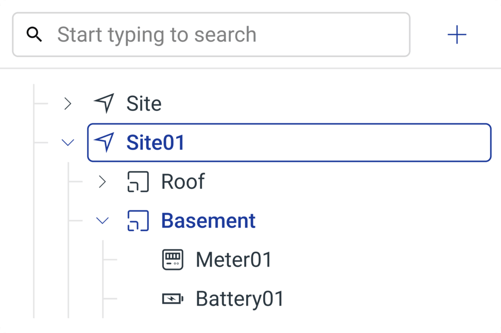 Remote Monitoring Tree View