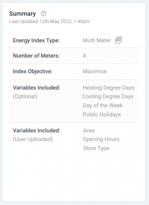 platform summary widget